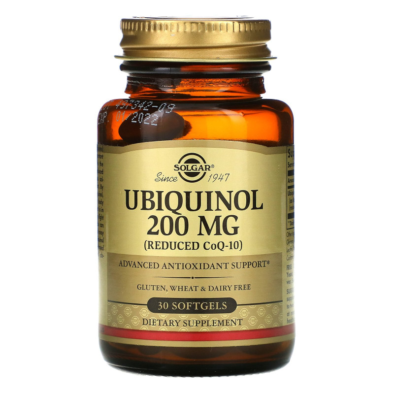 Solgar, Ubiquinol, 200mg, 30 Softgels