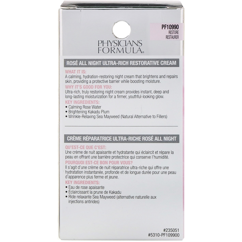 Physicians Formula, Ros� All Night, Ultra-Rich Restorative Cream, 1.6 oz (45 g)