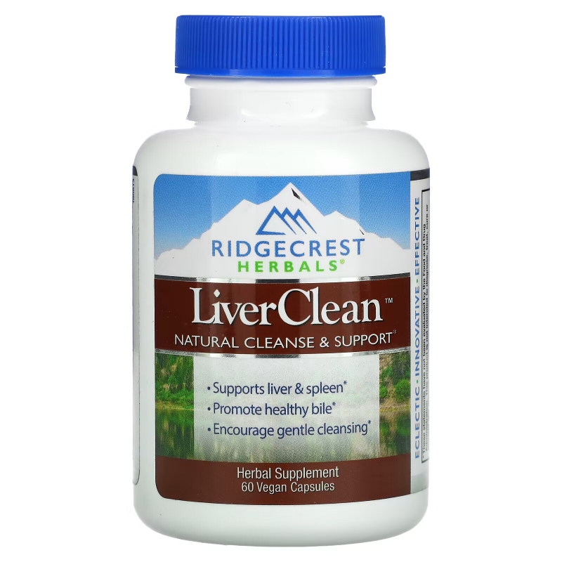 Ridge Crest Herbals LiverClean 60 Veggie Caps