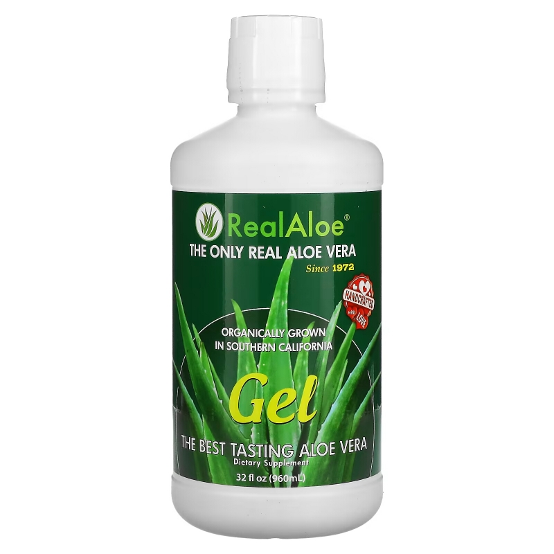 Real Aloe Inc., Гель алоэ вера, 32 жидкие унции (960 мл)