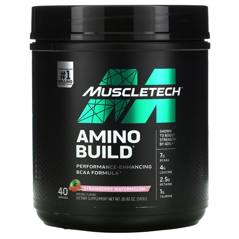 MuscleTech, Amino Build, Strawberry Watermelon, 20.92 oz (593 g)