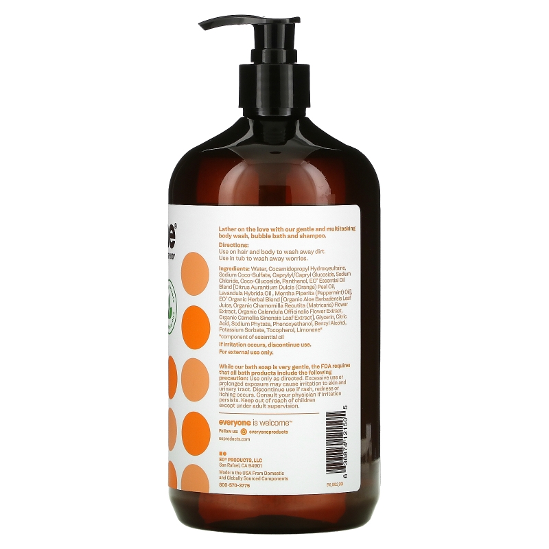 EO Products Everyone Soap for Everyone and Every Body Citrus + Mint 32 fl oz (960 ml)