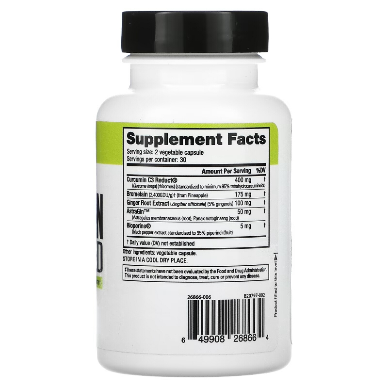 NutraBio Labs, Curcumin Advanced, 60 V-Caps