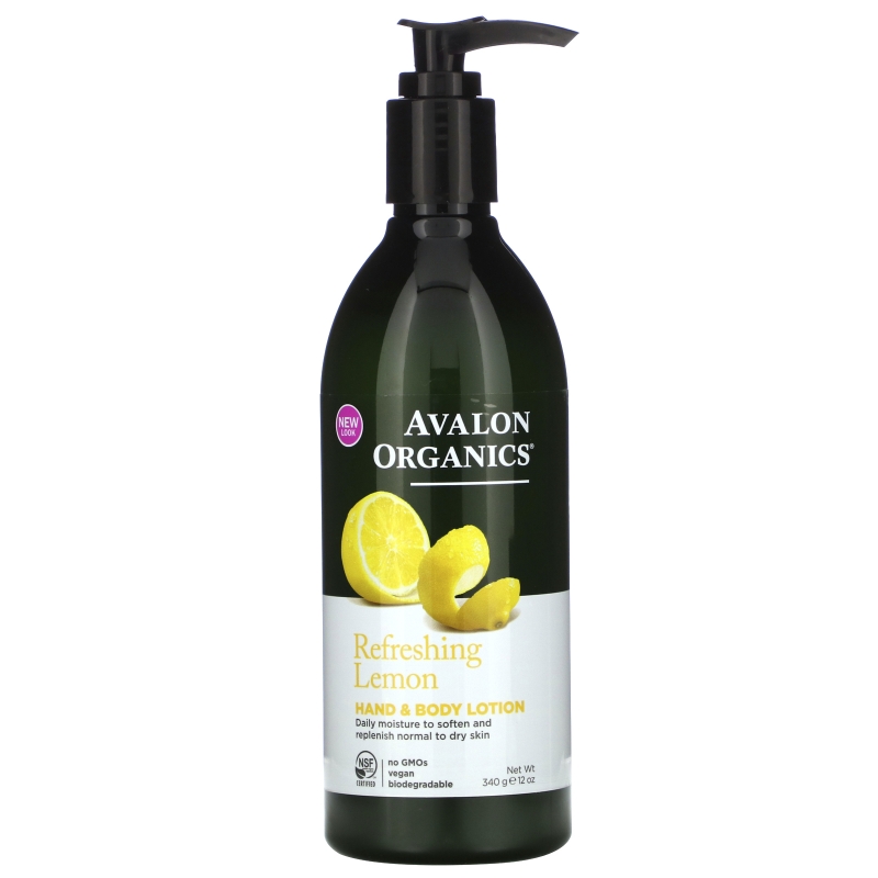 Avalon Organics Лосьон для рук и тела Лимон 12 oz (340 мл)