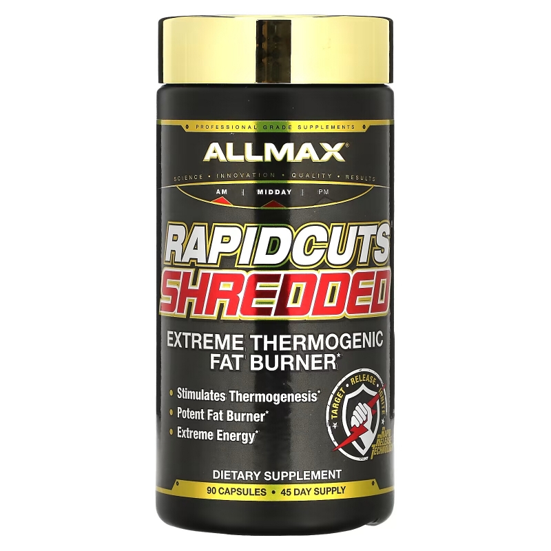 ALLMAX Nutrition, Rapidcuts Shredded With Ashwagandha, 90 Capsules