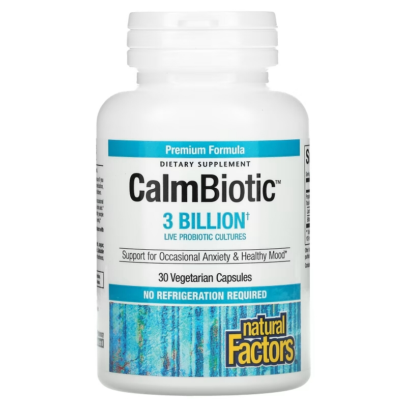 Natural Factors, Calm Biotic, 3 Billion, 30 Vegetarian Capsules