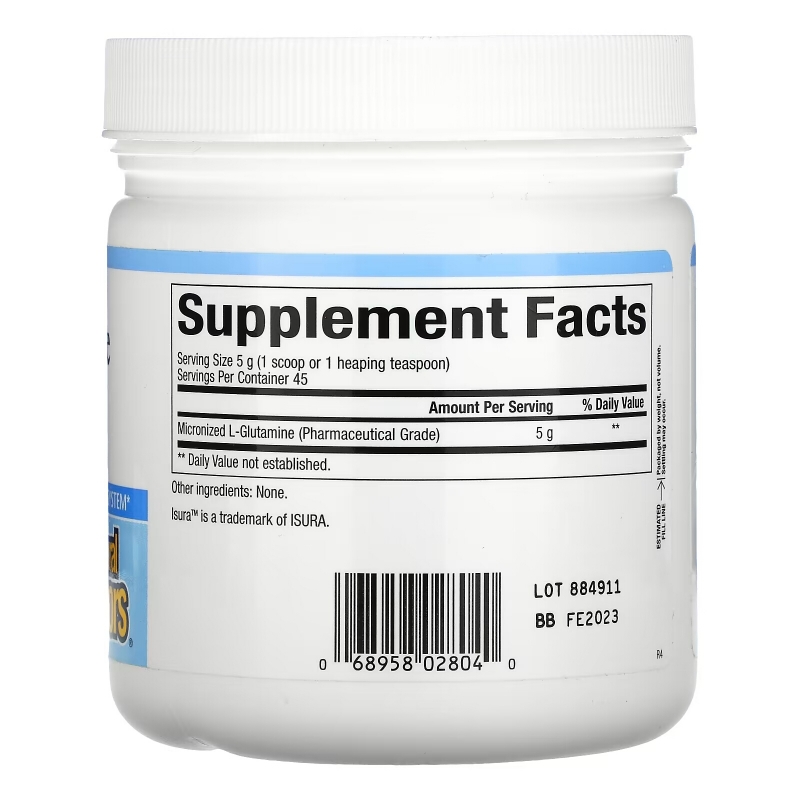 Natural Factors, Micronized L-Glutamine Powder, 5,000 mg , 8 oz (226 g)