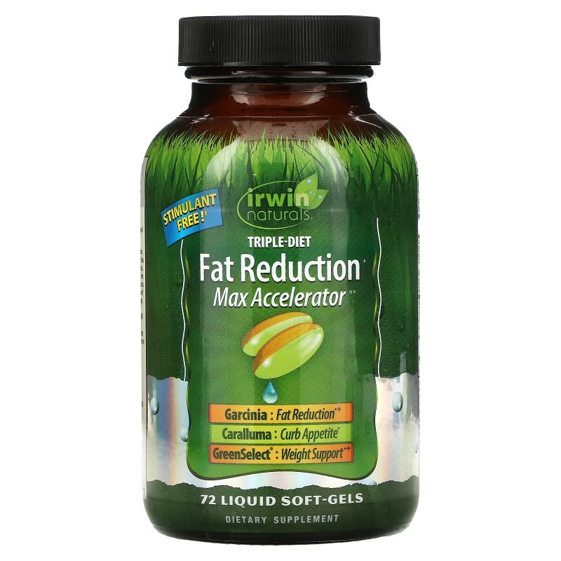 Irwin Naturals Triple-Diet Max Accelerator 72 Liquid Soft-Gels