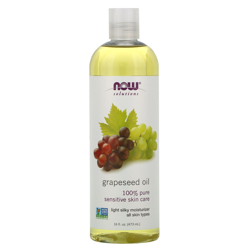 Now Foods Solutions Масло виноградной косточки 16 унций (473 мл)