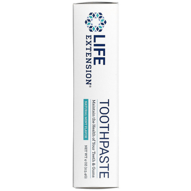 Life Extension Toothpaste Natural Mint Flavor 4 oz (113.4 g)