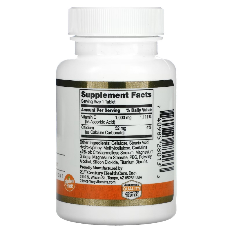 21st Century, Vitamin C, 1,000 mg, 60 Tablets