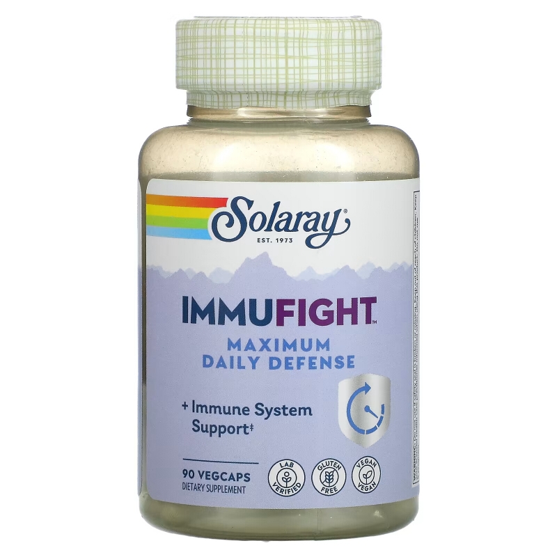 Solaray, ImmuFight, Maximum Daily Defense, 90 VegCaps