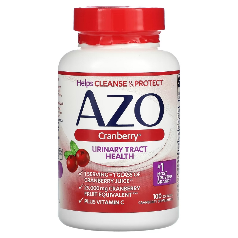 Azo, Cranberry, Urinary Tract Health, 100 Softgels