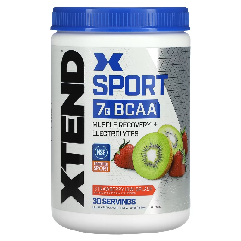 Xtend, Sport, 7G BCAA, Strawberry Kiwi Splash, 12.2 oz (345 g)