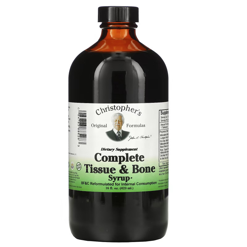 Christopher's Original Formulas, Complete Tissue & Bone Syrup, 16 fl oz (423 ml)