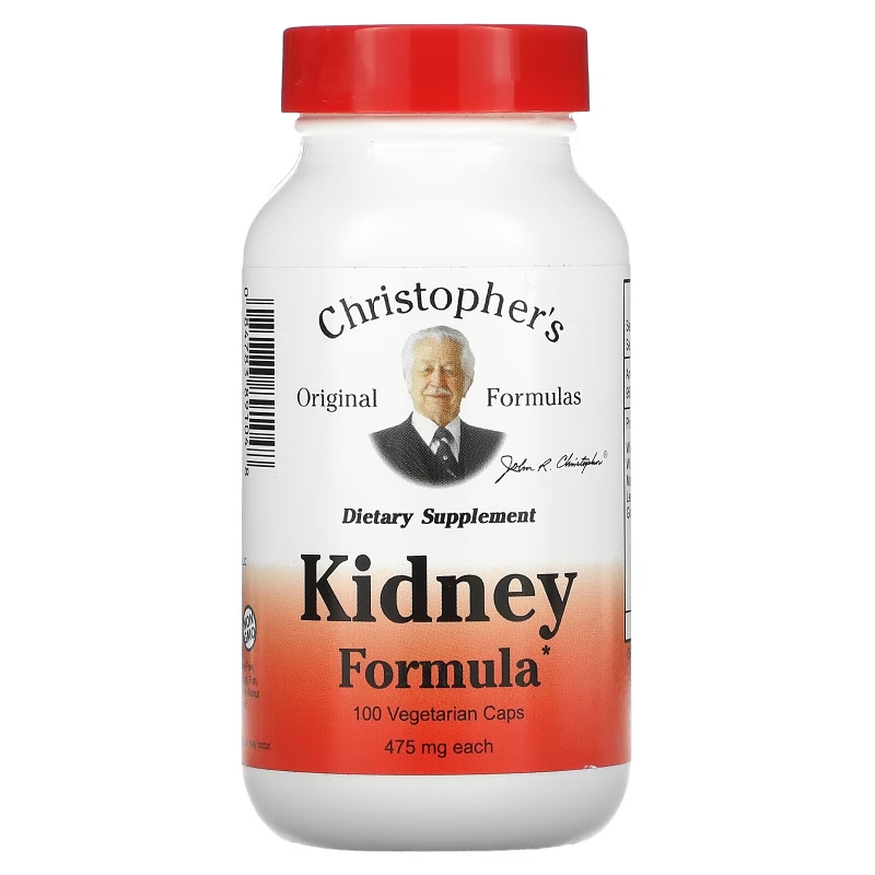 Christopher's Original Formulas, Kidney Formula, 475 mg, 100 Vegetarian Caps