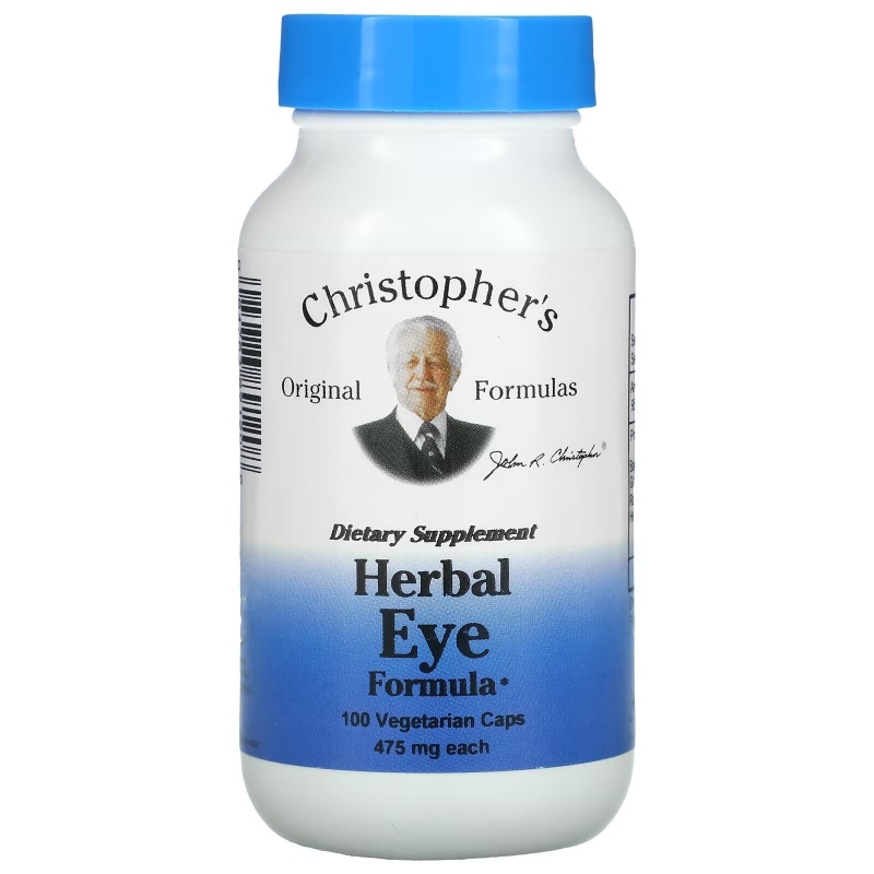 Christopher's Original Formulas, Herbal Eye Formula, 475 mg, 100 Vegetarian Caps