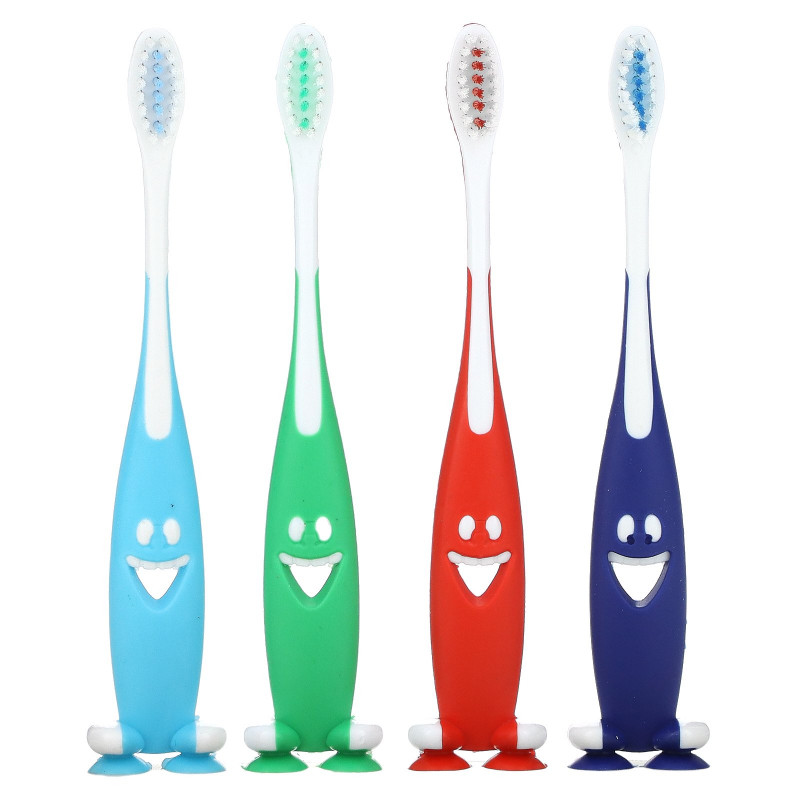 Brush Buddies, Smart Care, Kids Toothbrush, 4 Pack