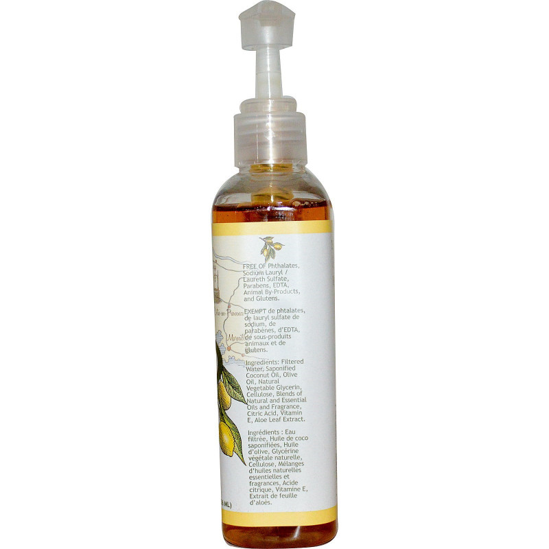 South of France Lemon Verbena Hand Wash with Soothing Aloe Vera 8 oz (236 ml)