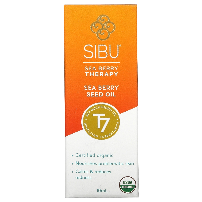 Sibu Beauty Масло из семян облепихи для всех типов кожи, для питания и увлажнения кожи, 10 мл